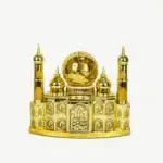 Golden Mosque Decorative Figurine