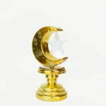 Luminous Acrylic Crescent and Star