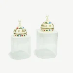 2-Piece Clear Acrylic Dates Jar Set