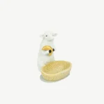 Decorative Sheep Figurine with Serving Dish