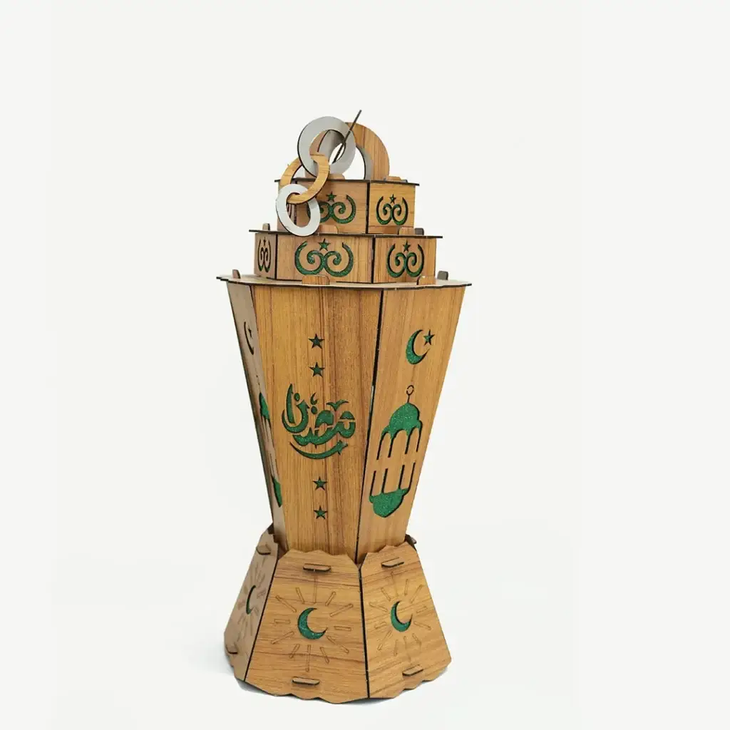 Large Wooden Ramadan Lantern