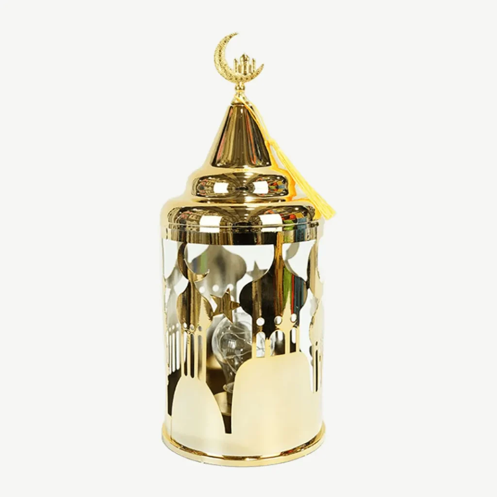 Illuminated Metal Ramadan Lantern