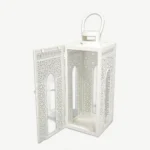 White Ramadan Metal Lantern