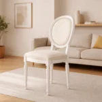 Oval-back dining chair