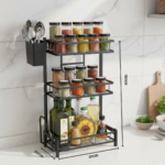 3-Tier Metal Kitchen Spice Rack