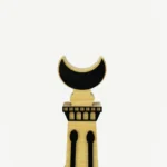 2-Piece Decorative Wooden Minaret Set