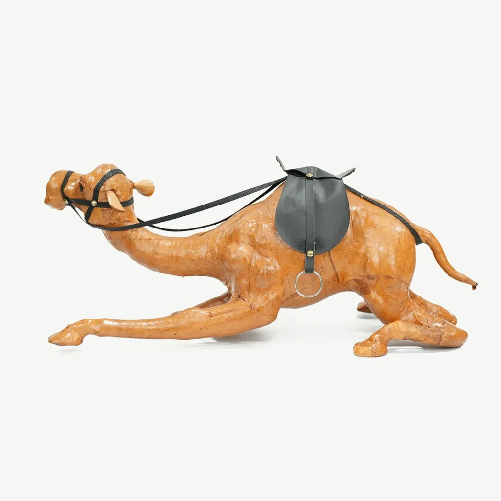 Seated Arabic Camel Statue Fiber Glass