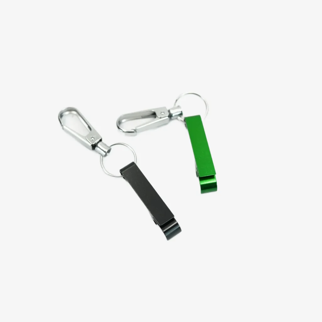 Metal Bottle and Can Opener Keychain
