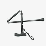 4-Section Folding Walking Cane with Wooden Handle