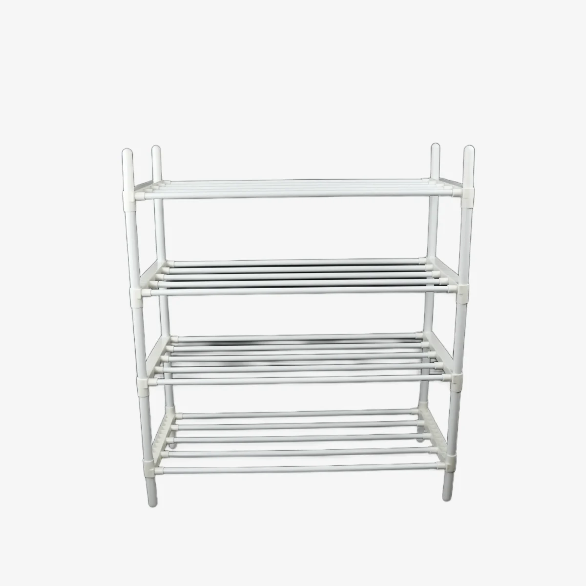4-Tier Easy Installation Stainless Steel Shoe Rack