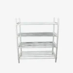 4-Tier Easy Installation Stainless Steel Shoe Rack