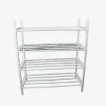 4-Tier Easy Installation Stainless Steel Shoe Rack