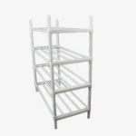 4-Tier Easy Installation Stainless Steel Shoe Rack
