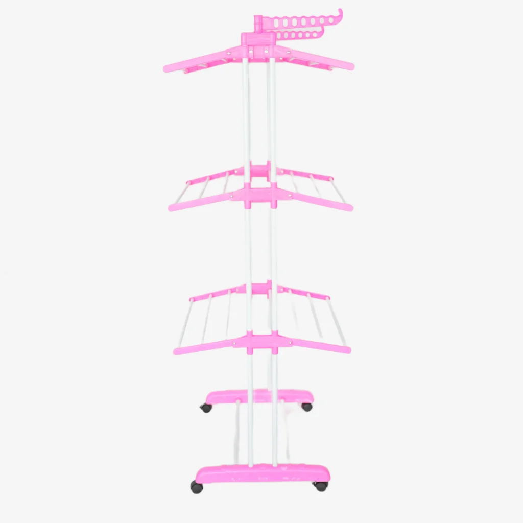 3-Tier Extendable and Folding Stainless Steel Clothes Drying
