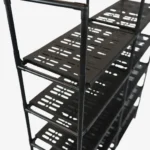 5-Tier Shoe Storage Rack with Hooks