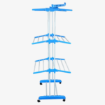 3-Tier Extendable and Folding Stainless Steel Clothes Drying