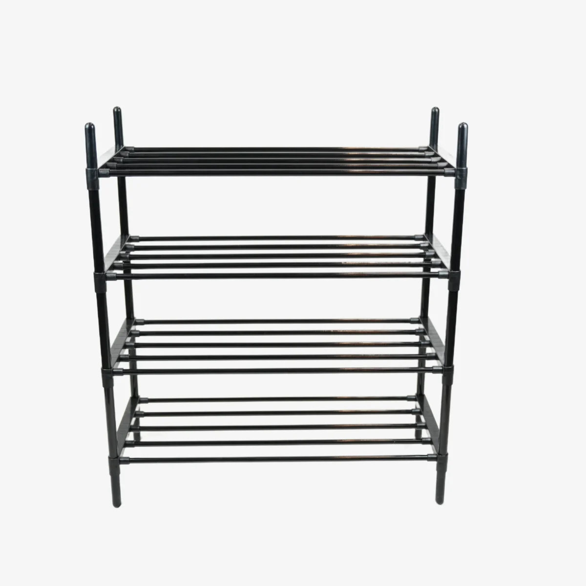 4-Tier Easy Installation Stainless Steel Shoe Rack