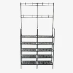 5-Tier Shoe Storage Rack with Hooks