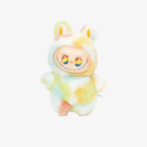 Mini Labubu Plush Doll with Fiber Filling