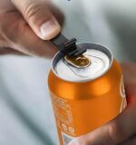 Metal Bottle and Can Opener Keychain