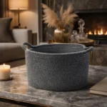 4-Piece Set of Multipurpose Woven Rope Storage Baskets