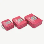Set of 3 cardboard gift boxes in the shape of suitcases
