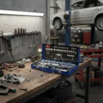 طقم مفاتيح ربط مترية ومقابس مكون من 24 قطعة