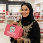 Set of 3 cardboard gift boxes in the shape of suitcases