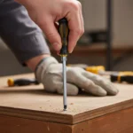 طقم مفكات براغي مكون من 6 قطع مع حقيبة تخزين قماشية