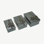 Set of 3 gift boxes in different sizes