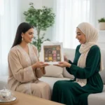 2-Piece Geometric Triangle and Circle Gift Box