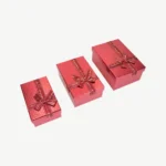 Set of 3 gift boxes in different sizes