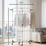 منشر غسيل رأسي مكون من 3 طبقات قابل للطي