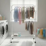 Double Pole Adjustable Clothes Hanger