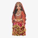 Elegant Lady Wooden Stand