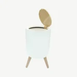 3-Piece Scandinavian Style Round Trash Bin Set