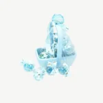 Luxury Baby Boy Sebou Basket with Rosary Spheres (35x20cm)