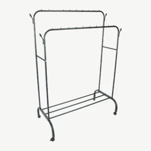 Double Pole Adjustable Clothes Hanger
