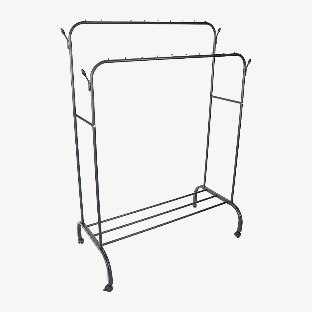 Double Pole Adjustable Clothes Hanger Double Pole Adjustable Clothes Hanger