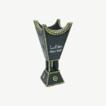 Traditional Black and Gold Wooden Incense Burner