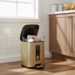 JAVA Modern Stainless Steel Pedal Dustbin