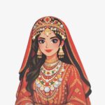 Elegant Lady Wooden Stand