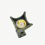 Traditional Black and Gold Wooden Incense Burner