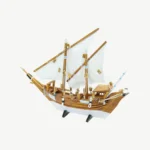 Oro Traditional Wooden Sailing Boat Decor