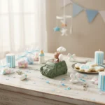 Mini Car with Teddy Bear Concrete Candle 