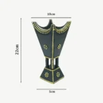 Traditional Black and Gold Wooden Incense Burner