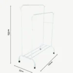 Double Pole Adjustable Clothes Hanger