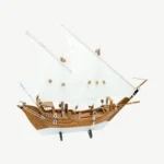 Oro Traditional Wooden Sailing Boat Decor