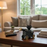 Cannon-Shaped Pottery Incense Burner