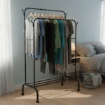 Double Pole Adjustable Clothes Hanger